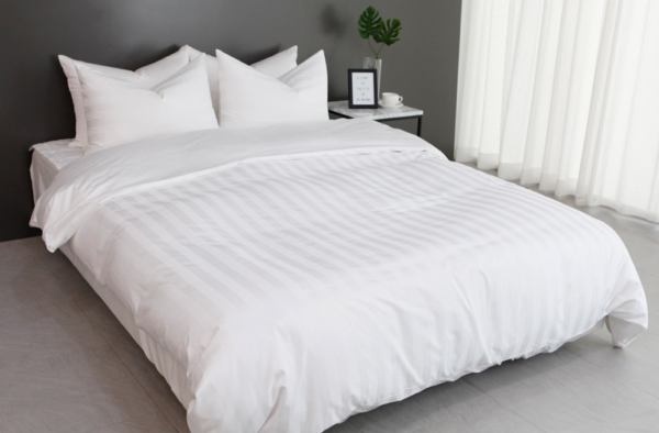 Bộ 4 món Cotton Trắng Sọc 3cm 300 sợi 6 Screenshot 6 1