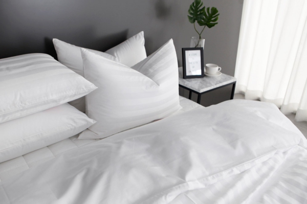 Bộ 4 món Cotton Trắng Sọc 3cm 300 sợi 8 Screenshot 7