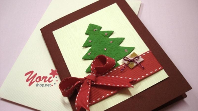 Instructions for making 5 super easy handmade 3D Christmas cards 5 mau thiep ni cuc dep mat danh tang nguoi than nguoi yeu ban be