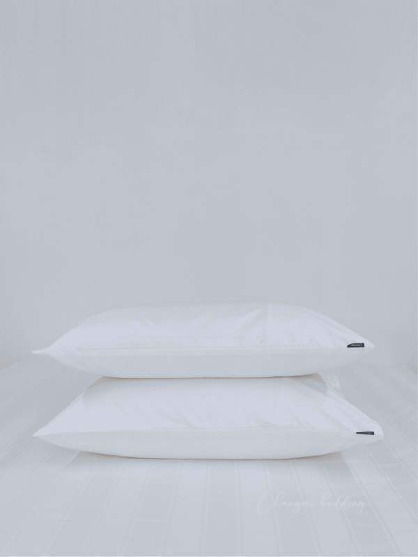 Hyatt 400 Thread Count Cotton Pillowcase – White Stripes