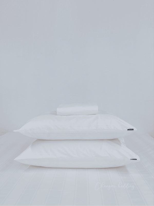 Bộ 3 món Cotton Hyatt 400 Sợi – Trắng Sọc