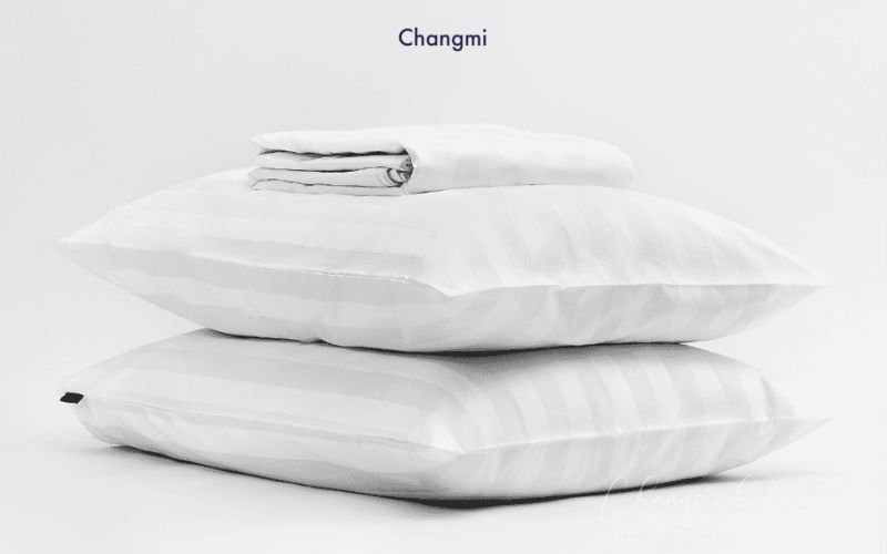 Cập nhật bảng giá chăn ga gối đệm Changmi Bedding mới nhất 2026 7 Set of 3 pieces 3cm white striped cotton 400 threads