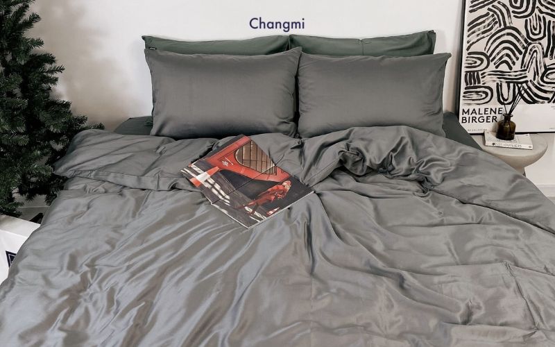 Cách chọn chất liệu chăn ga cho mùa hè mát mẻ, thoáng khí không bị nóng 8 chăn ga cotton TENCEL