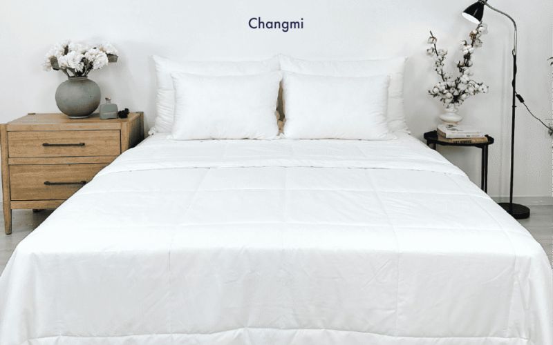 Top 5 mẫu chăn mỏng mùa hè thoáng mát theo chất liệu 2026 4 Soft summer cotton blanket