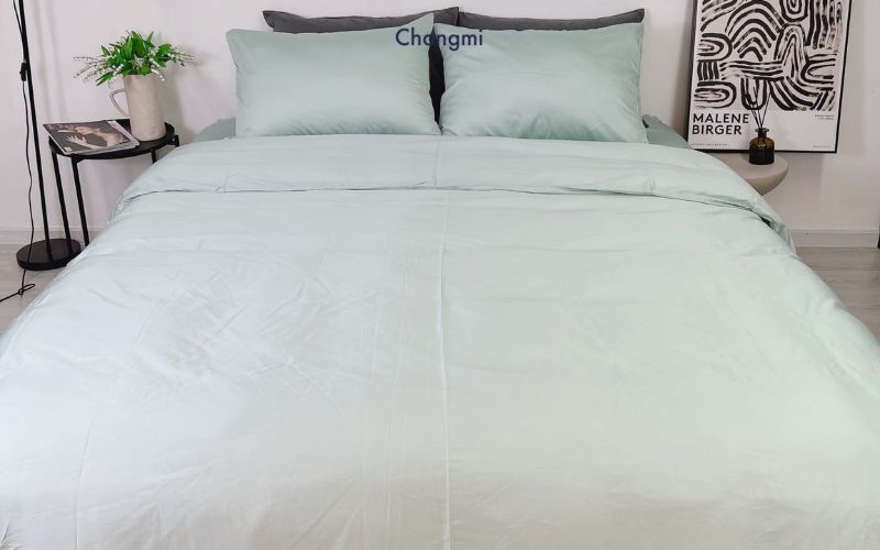 Kích thước giường đôi tiêu chuẩn: Bảng size và cách chọn chăn ga phù hợp 8 Bộ ga Cotton Tencel mềm mát, phù hợp nhiều size giường đôi